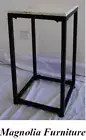 Golden Yellow or Mix White Granite Stone Side Table 40*40*H72cm