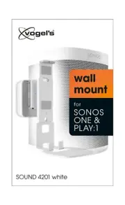 Vogels SOUND 4201 Speaker Wall Mount for Sonos One (SL) & Play:1 White