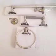 Delta (4-Piece) Greenwich Set, SpotShield Brushed Nickel, including, 18" Towel