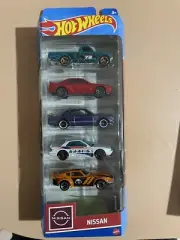 2023 HOT WHEELS Nissan 5 PACK NISSAN DATSUN 620 FAIRLADY SILVIA SKYLINE HAKO NEW