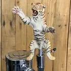 TIGER Mini Beer Keg Tap Handle Clemson LSU Auburn Bengal Cats Detroit NCAA TV