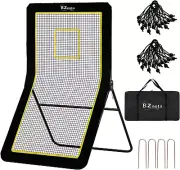 Lacrosse Rebounder for Backyard, Rebounder Lacrosse Volleyball Bounce Back Net w