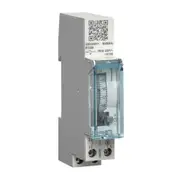 Hager 1 Pole 16(4)A DIN Rail 24 Hour Analouge Timer
