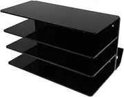 TEMPNAP Acrylic Keyboard Tray Stand for Ergonomic Height Optimal Typing Angle Wrist Relief for Gaming Setups and Office Desks Versatile Design