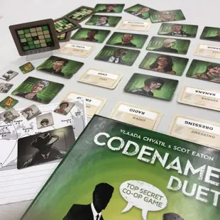 機密代號 裡應外合 codenames duel 繁體中文版 機密代號雙人版 高雄龐奇桌遊