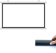 GPVPFLBLMH HD Projector Screen 40" 50" 60" 72", Portable Projection Screen 4K HD Movie Screen for Home Theater, Ceiling Wall Mount(50inch(4:3))