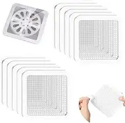 20 Pack Disposable Shower Drain Strainers Hair Catcher,Mesh Stickers,Shower Drain Filter Hair Catcher Mesh Stickers for Bathtub Drain with Waterproof Adhesion