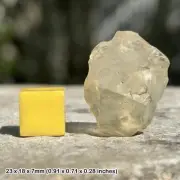 A-Grade Libyan Desert Glass Tektite - Genuine Meteorite Crystal - Certified