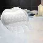 Comfortable Spa Pillow Soft Bathtub Headrest Luxurious Ergonomic with 6 Suction