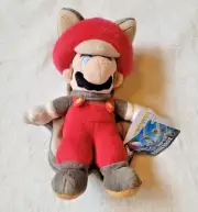 Super Mario Bros U Flying Squirrel Mario 9" Plush