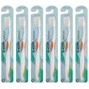 G.B.KENT Royal Warrant Toothbrush Set of 6 Silver Contains 99.9%