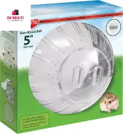 5" Clear Run-About Exercise Ball for Pet Dwarf Hamsters & Mice