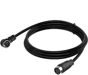 S-Video Cable - 70.8 Inch Male to Female Audio Cable,9-Pin Cord, Plug and Play Connector for TV Receiver Monitor Projector
