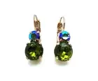 Mariana Earrings Faceted Olivine & AB Swarovski Crystals My Treasures Coll.