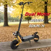 Portable Electric Scooter 4000W Dual Motor 80KM/H 11" Tyre 70KM