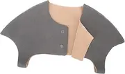 VALICLUD Warm Shoulder Vest Shoulder Support Brace Warm Shoulder Support Warm Shoulder Protector Shoulder Shawl Portable Shoulder Support Double Shoulder Warm Support Winter Neck Grey Cloth