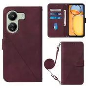 YB Imprinting Series-2 for Xiaomi Redmi 13C 4G/Poco C65 4G Wallet Case with Shoulder Strap