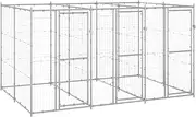 Dog Kennel Outdoor Dog Pen Dog Playpen Dog Enclosure Dog Run for Backyard, Dog Exercise Pen with Lockable Door for Small/Medium Dogs, 330x220x180 cm