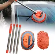 Car Wash Brush Mop Cleaning Broom Washer Microfiber Long Handle Telescopic