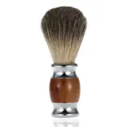 Pure Badger Hair Shaving Brush Wooden Handle Men Shave Tool I7N9
