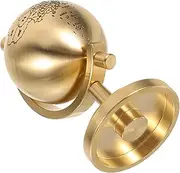 Elegant Desk Accessory Rotating Tabletop World Globe Base Decorative Home Ornament