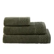 MyHouse Paros Bath Towel Collection - Moss - Hand Towel