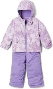 Columbia Frosty Slope Snow Set Baby Girls 4 Gumdrop Whimsy Hooded Jacket DM099
