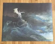 1979 Frank Frazetta Sea Witch Original Poster Print 23.5”X18” Rare #3