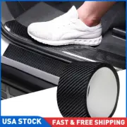 Car Carbon Fiber Vinyl Film Sticker Door Sill Scuff Anti Scratch Tape Protection (for: Fiat)