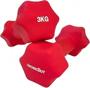 Neoprene Dumbbells Hand Weight (Sold in Pair),Neoprene Coated Exercise Dumbbells, Anti-Slip, Anti-roll, Hex Shape Fitness Dumbbell for Home Gym Equipment Workouts Strength Training