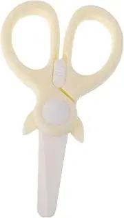 FELTECHELECTR Ceramic Food Scissors Portable Shears for Noodles Meat Chicken Vegetable Fruits