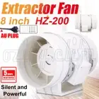 8" Inch Silent Extractor Fan Duct Hydroponic Inline Exhaust Vent Industrial OZ