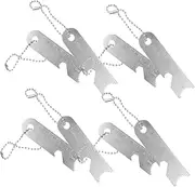 PAMINGONO 8-Piece Outdoor Camping Set: Flint Steel Scraper Ruler Essential for Car Camping Survival Supplies