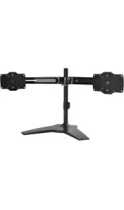 3-Set Amer-AMR2C Dual LCD Monitor Stand-Desk Clamp Base 100x100/75x75 New