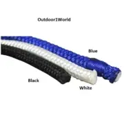 Boat Fender Lines 3/8" x 72" Black Marine Ropes Bumper Docking 4 Pack New