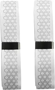 2 Packs Bat Grip Tape, 40" Length Baseball Bat Grip Tape 1.75mm Precut and Full-Back Adhesive Golf Pro Feel Replacement Comfortable Tapes for Bats Handles, White Golf Club