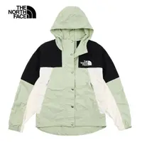 在飛比找momo購物網優惠-【The North Face 官方旗艦】北面女款綠色拼接防