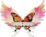 Nankoyal Butterfly Wing Corner Shelf, Butterfly Shaped Angel Wing Shelf Display Stand, Floating Storage Rack, Boho Home Wall Decor for Living Room, Bedroom