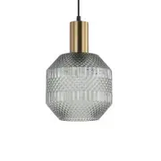 CLA Maraca 1LT Quadrilateral Segment Glass Pendant Light