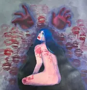 Feeling Unstable In A Toxic Relationship Original Painting