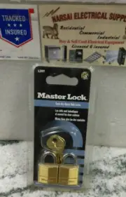 Master Lock 120T Padlock, Solid Brass Lock, 3/4 in. Wide (L25LOBBY