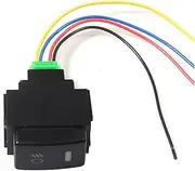 AMGHCGTEEW 1Pcs 5Pin ON-Off Button Fitt for Nissan Qashqai Maxima LIVINA X-Trail Frontier Armada Tiida Murano Navara Fog Light Switch Orange 12V