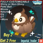 Pokémon Legends Arceus ✨ Shiny Alpha Starly ✨ W/ Best 6IV Customizable