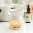 White Incense Stove Ceramic Incense Seat Oil Incense Holder Living Room