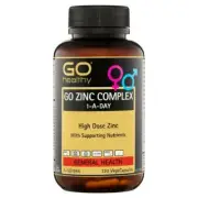 GO Healthy Zinc Complex 1 A Day 120 Vege Capsules Support Immune System