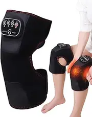 Battery Wireless Knee Warmers Wrap - Wireless Knee Massager with Heat, Professional Massage Techniques Knee Massager | Adjustable Heated Temperature Knee Shoulder Elbow Brace Wrap for Faster Recovery