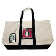 Magnolia Lane Alabama Ivory Canvas The Family Tree University Initial Tote