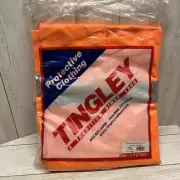 TINGLEY J42129.2X.02 Arc and Flame Resistant Rain Jacket Size 2XL Orange