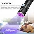 Mini UV Flashlight 365nm UV Curing Light 3 Modes USB Charging for Money Detector