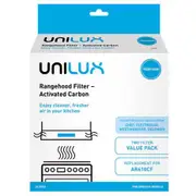 Westinghouse ULX253 Universal Activated Carbon Rangehood Filter 2-Pack
